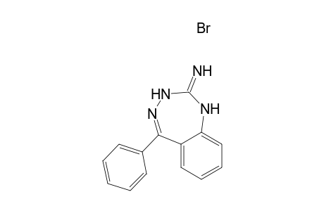 5-Phenyl-2-imino-1,3-dihydro-2H-1,3,4-benzotriazepine Hydrobromide