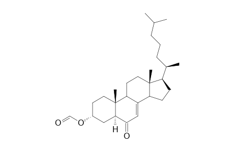 Cholest-7-en-6-one, 3-(formyloxy)-, (3.alpha.,5.alpha.)-