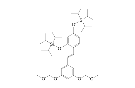 (E)-3,5-Bis(methoxymethoxy)-2',4'-bis(triisopropylsiloxy)stilbene