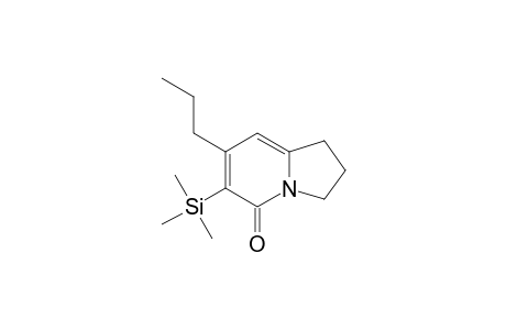 2,3-Dihydro-7-propyl-6-(trimethylsilyl)-5(1H)-indolizinone
