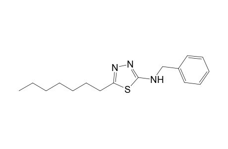 2-(Benzylamino)-5-heptyl-1,3,4-thiadiazole