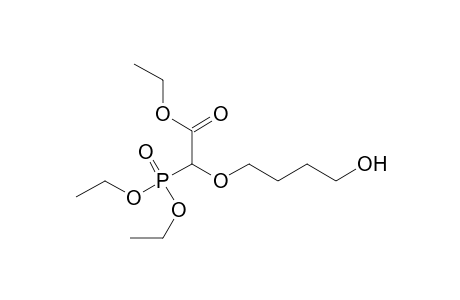 2-Diethoxyphosphoryl-2-(4-hydroxybutoxy)acetic acid ethyl ester