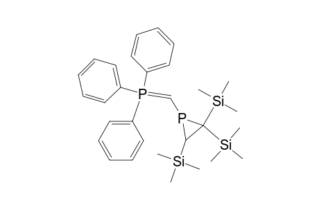 2,2,3-tris(trimethylsilyl)-1-[(triphenylphosphoranylidene)methyl]-.lambda.(3)-phosphirane