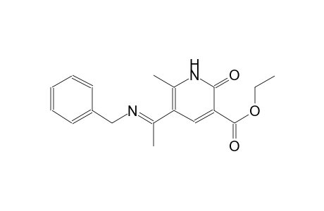 3-pyridinecarboxylic acid, 1,2-dihydro-6-methyl-2-oxo-5-[(1E)-1-[[(E)-phenylmethyl]imino]ethyl]-, ethyl ester