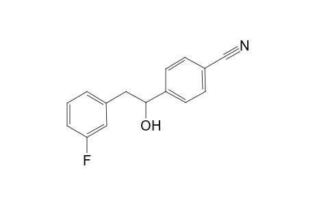 4-(2-(3-fluorophenyl)-1-hydroxyethyl)benzonitrile