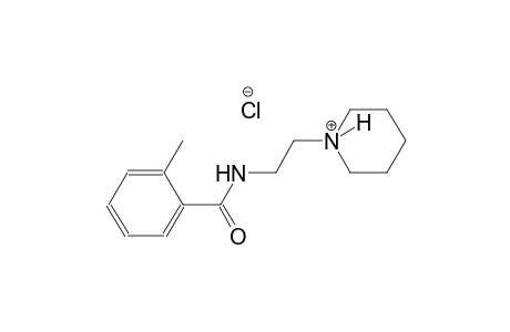 piperidinium, 1-[2-[(2-methylbenzoyl)amino]ethyl]-, chloride