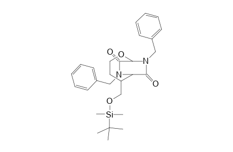 8,10-Dibenzyl-8,10-diaza-5-[((tert-butyldimethylsilyl)oxy)methyl]-2-oxabicyclo[4.2.2]decane-7,9-dione