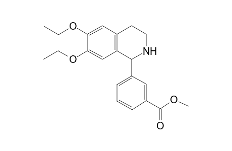 Benzoic acid methyl ester, 3-(6,7-diethoxy-1,2,3,4-tetrahydroisoquinolin-1-yl)-