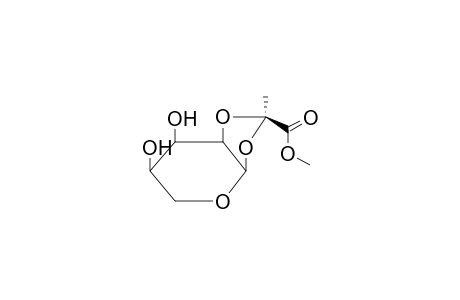 1,2-O-[1-(EXO-METHOXYCARBONYL)ETHYLIDENE]-ALPHA-D-RIBOPYRANOSE