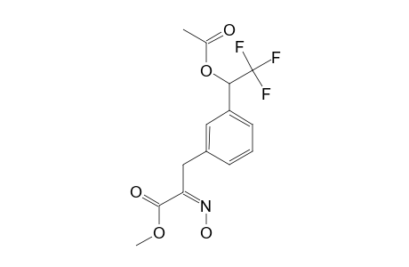 METHYL-3-[3-(1-ACETOXY-2,2,2-TRIFLUOROETHYL)-PHENYL]-2-(HYDROXYIMINO)-PROPANOATE