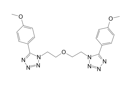 1H-1,2,3,4-Tetrazole, 5-(4-methoxyphenyl)-1-[2-[2-[5-(4-methoxyphenyl)-1H-1,2,3,4-tetrazol-1-yl]ethoxy]ethyl]-