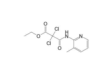 Propanoic acid, 2,2-dichloro-3-[(3-methyl-2-pyridinyl)amino]-3-oxo-, ethyl ester