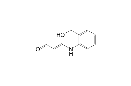.beta.-(o-Hydroxymethylphenylamino)acrolein
