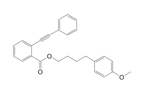 4-(4-Methoxyphenyl)butyl 2-(phenylethynyl)benzoate