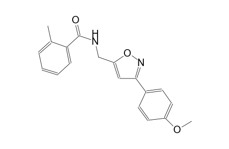 benzamide, N-[[3-(4-methoxyphenyl)-5-isoxazolyl]methyl]-2-methyl-