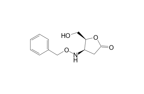 (4R,5S)-4-Benzyloxyamino-5-hydroxymethyltetrahydrofuran-2-one