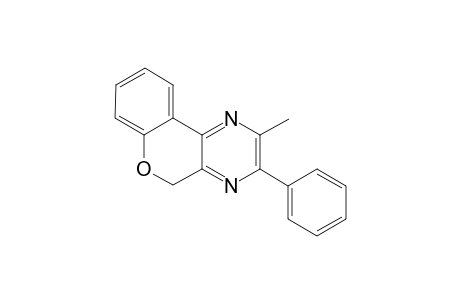 2-Methyl-3-phenylbenzopyrano[3,4-b]pyrazine