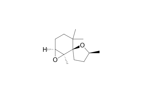 Spiro[furan-2(3H),2'-[7]oxabicyclo[4.1.0]heptane], dihydro-1',3',3',5-tetramethyl-, [1'.alpha.,2'.alpha.(S*),6'.alpha.]-(.+-.)-