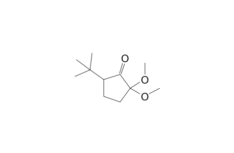 5-(t-Butyl)-2,2-dimethoxycyclopentan-1-one