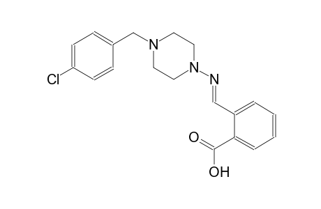 benzoic acid, 2-[(E)-[[4-[(4-chlorophenyl)methyl]-1-piperazinyl]imino]methyl]-