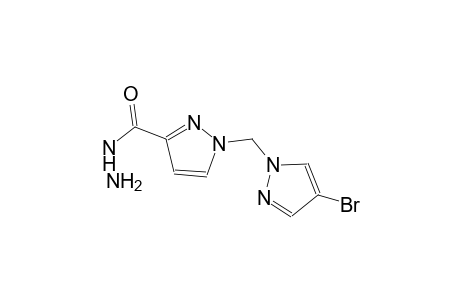 1-[(4-bromo-1H-pyrazol-1-yl)methyl]-1H-pyrazole-3-carbohydrazide