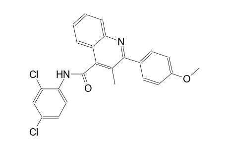 N-(2,4-dichlorophenyl)-2-(4-methoxyphenyl)-3-methyl-4-quinolinecarboxamide