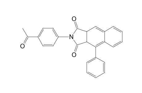 2-[4-acetyl-phenyl]-3a,4,9,9a-tetrahydro-4,9-benzeno-benz[f]isoindole-1,3-dione