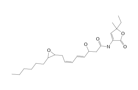 (4E,6Z)-N-(5-ethyl-2-keto-5-methyl-3-furyl)-8-(3-hexyloxiran-2-yl)-3-hydroxy-octa-4,6-dienamide