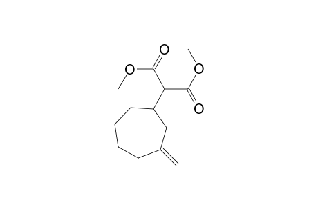 Dimethyl ester of (3-methyleencycloheptyl)propanedioic acid