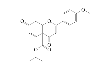 4a-(tert-Butoxycarbonyl)-2-(4'-methoxyphenyl)-4a,7,8,8a-tetrahydro-4H-benzo[b]pyran-4,7-dione