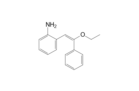 2-[(E)-2-ethoxy-2-phenyl-ethenyl]aniline