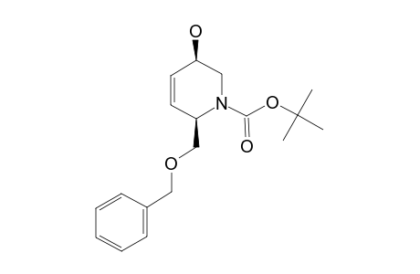 TERT.-BUTYL-(2R,5R)-2-(BENZYLOXYMETHYL)-5,6-DIHYDRO-5-HYDROXYPIPERIDINE-1(2H)-CARBOXYLATE
