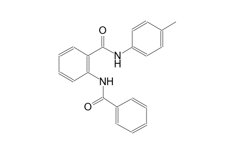 2-(benzoylamino)-N-(4-methylphenyl)benzamide