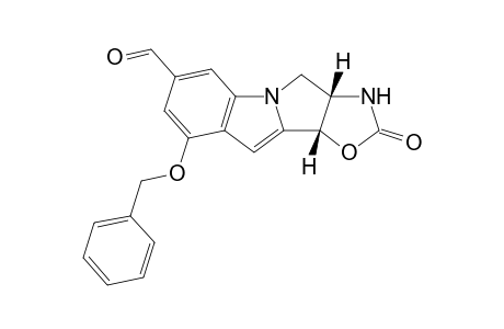 (3aS,10bS)-9-Benzyloxy-2,3,3a,10b-tetrahydro-2-oxo-4H-oxazolo[5',4':3,4]pyrrolo[1,2-a]indole-7-carboxaldehyde