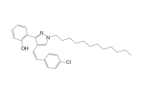 (Z)-4-(4-Chlorostyryl)-1-dodecyl-3-(2-hydroxyphenyl)-1H-pyrazole