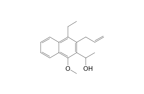 1-Ethyl-2-allyl-3-(1'-hydroxyethyl)-4-methoxynaphthalene