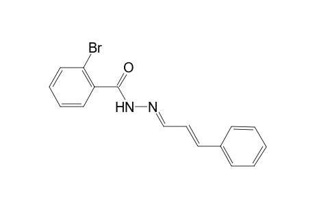2-Bromo-N'-[(E,2E)-3-phenyl-2-propenylidene]benzohydrazide