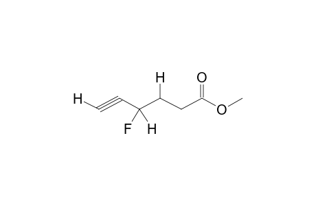 METHYL 4-FLUORO-5-HEXYNOATE