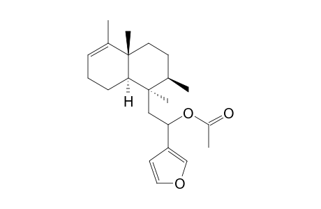3-{1-Acetoxy-2-[(4aR,5R,6R,8aR)-3,4,4a,5,6,7,8,8a-Octahydro-1,5,6,8a-tetramethyl-5-naphthyl]ethyl}furan
