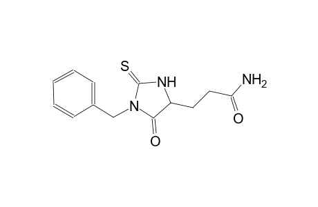 4-imidazolidinepropanamide, 5-oxo-1-(phenylmethyl)-2-thioxo-