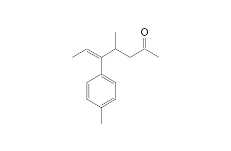 4-Methyl-5-(p-tolyl)hept-5-en-2-one