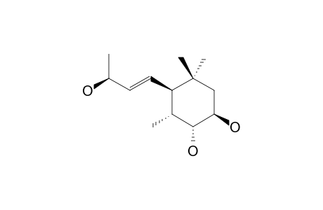 (3S,4S,5S,6S,9R)-3,4-Dihydroxy-5,6-dihydro-.beta.-ionol
