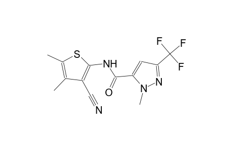 N-(3-cyano-4,5-dimethyl-2-thienyl)-1-methyl-3-(trifluoromethyl)-1H-pyrazole-5-carboxamide