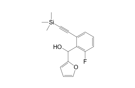 (2-Fluoro-6-((trimethylsilyl)ethynyl)phenyl)(furan-2-yl)methanol