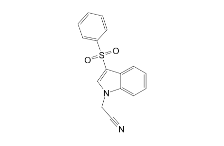(3-Benzenesulfonylindol-1-yl)acetonitrile