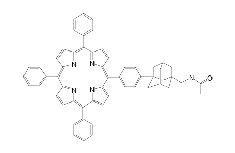 5-[4-(1-Acetamidomethyladamantyl-3)phenyl]-10,15,20-triphenyl-21H,23H-porphine