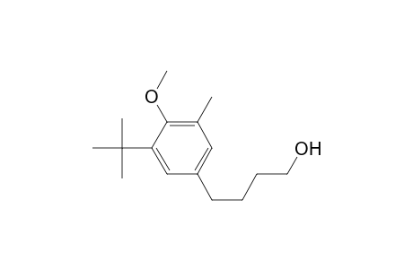 4-(3-tert-butyl-4-methoxy-5-methyl-phenyl)butan-1-ol