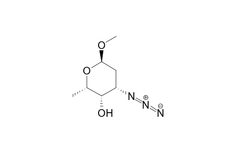 (2S,3S,4S,6R)-4-azido-6-methoxy-2-methyl-tetrahydro-pyran-3-ol