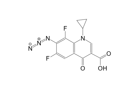 7-azido-1-cyclopropyl-6,8-difluoro-4-oxo-1,4-dihydro-3-quinolinecarboxylic acid