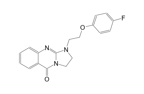 imidazo[2,1-b]quinazolin-5(1H)-one, 1-[2-(4-fluorophenoxy)ethyl]-2,3-dihydro-